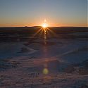 Sunset, The White Desert, Egypt.