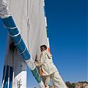 Felucca on the River Nile, Egypt.