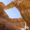 Wadak Rock Bridge, Wadi Rum, Jordan.