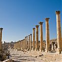 Cardo Maximus (Colonnaded Street), Jerash, Jordan.