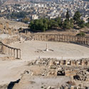 Oval Plaza, Jerash, Jordan.