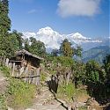 View of Dhaulagriri from Ghorapani, Jomsom Trek, Nepal.
