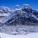 On route to the 'Toothless Fangs', Evereste Base Camp Trek, Nepal.