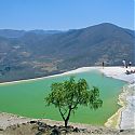 Hierve el Agua, near Oxaca, Mexico.