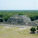 Temple of the Columns & Warriors, Chitchen Itza, Mexico.