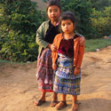 Indian children, Totonicapan, near Antigua, Guatemala.